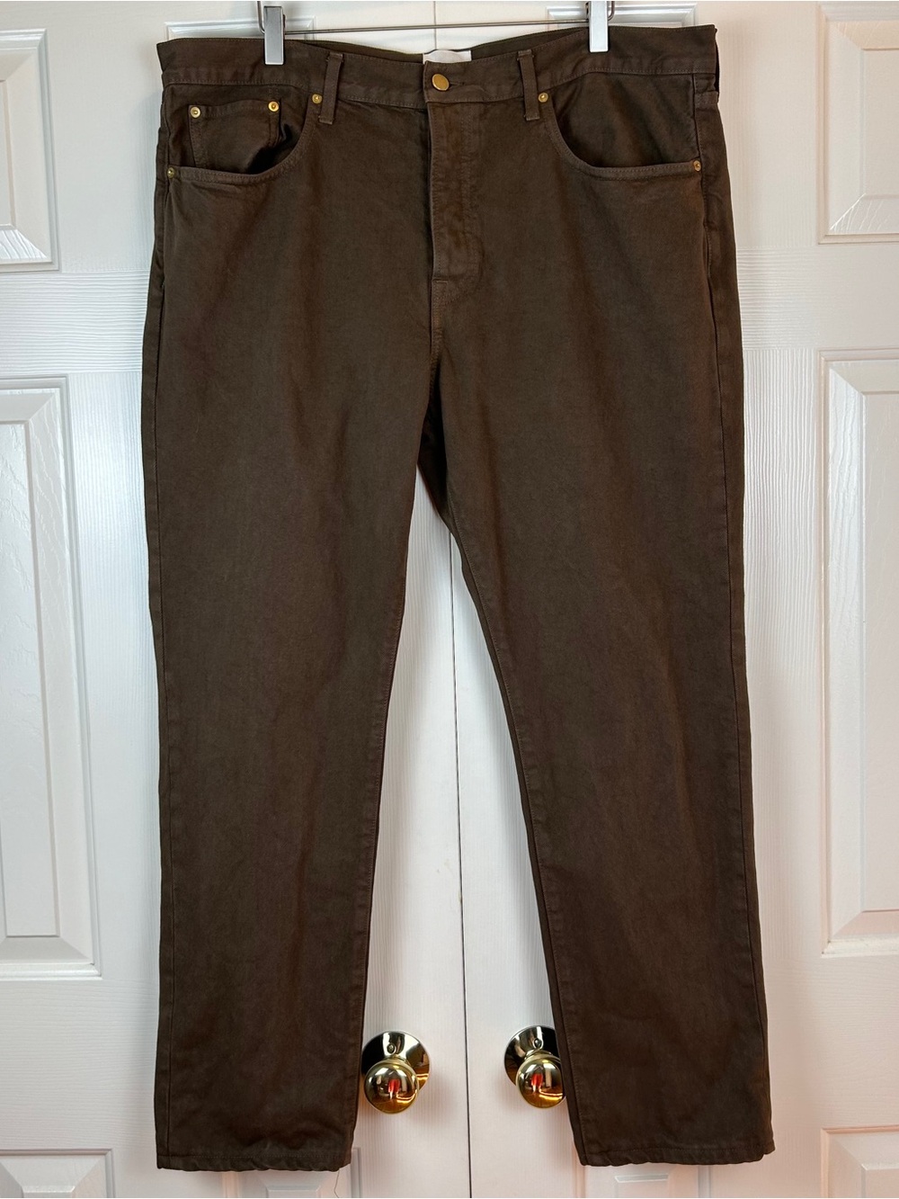 Sid Mashburn Men’s Brown Slim Straight Pants